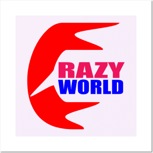 Crazy World Posters and Art